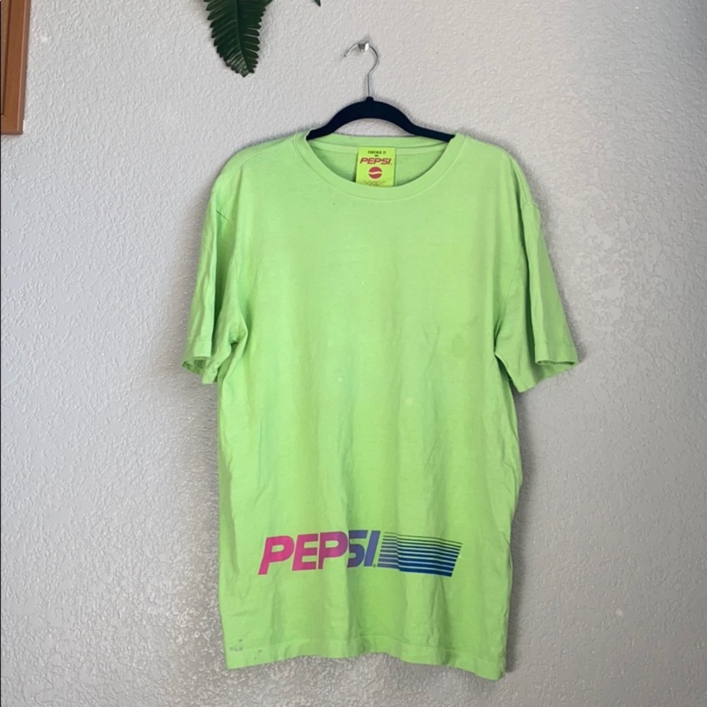 Neon green Pepsi shirt